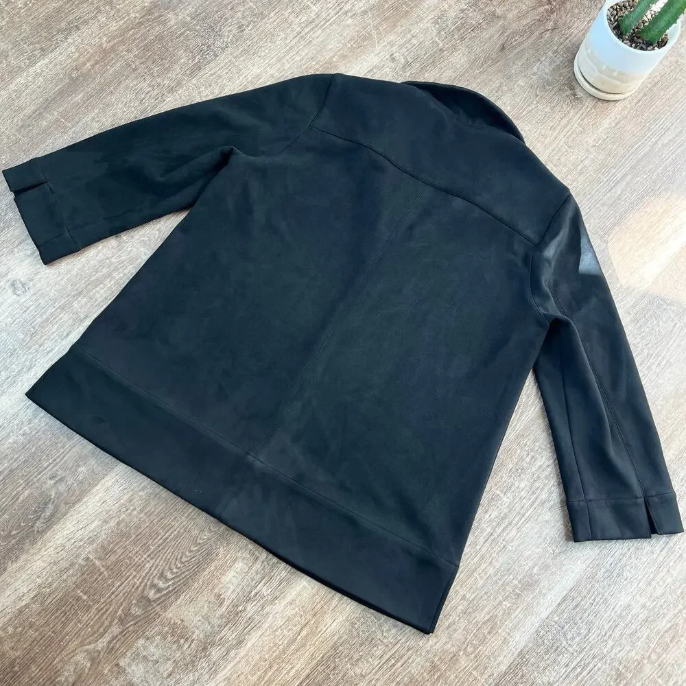 Tuckernuck Black Suede Margot Top